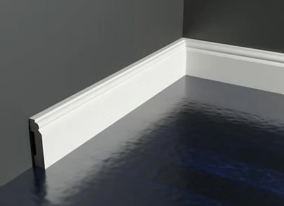 S10 – PS Skirting Board (10 cm Height, 2.4 m Length) - Price per Piece