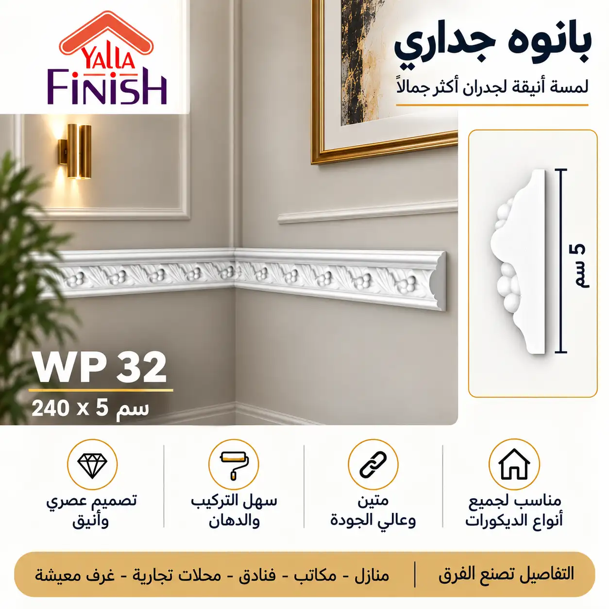 بانوه 5 سم رسومات بيوتك WP32